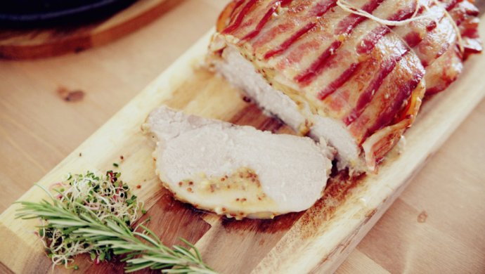 Barbecue steak with Clovis whole grain Mustard